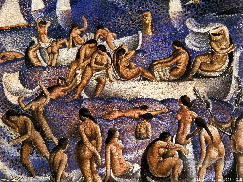 Bathers Of Llane Salvador Dali Oil Paintings